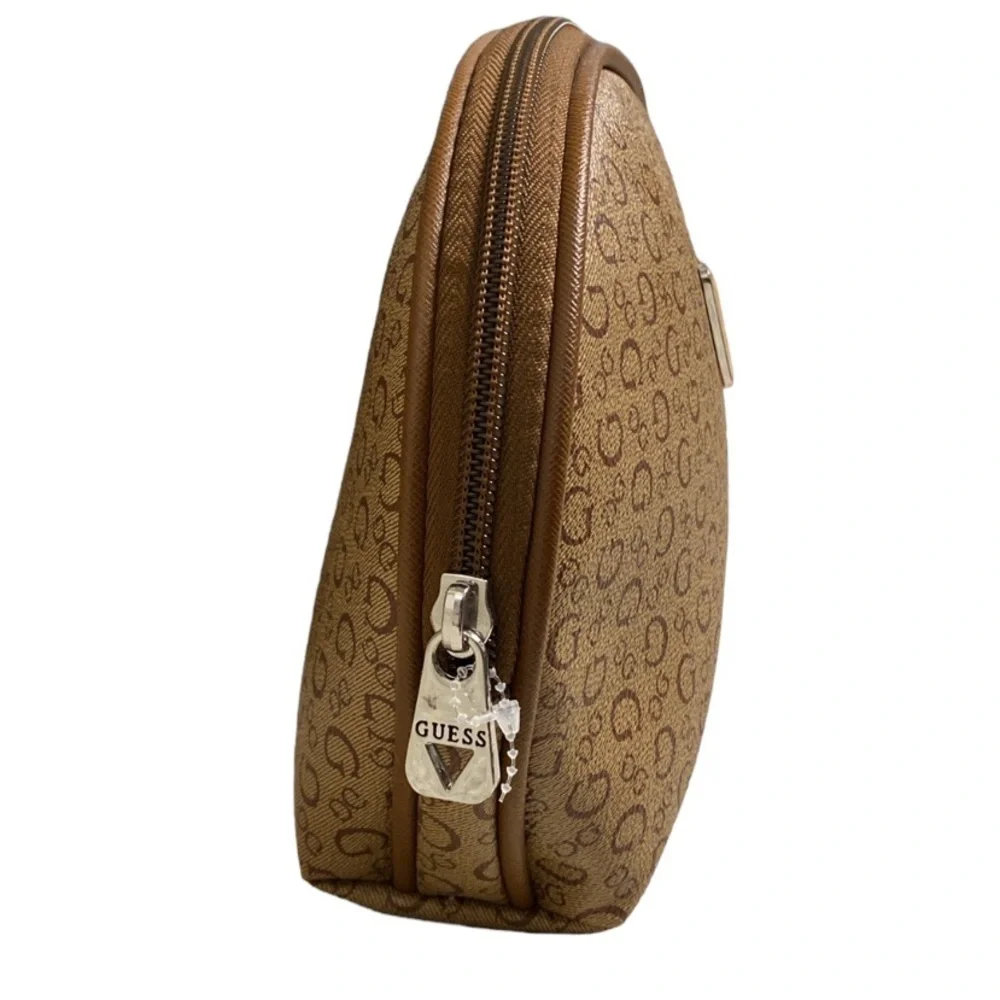 Guess Tan Monogram Dome Bag - Picture 2 of 5